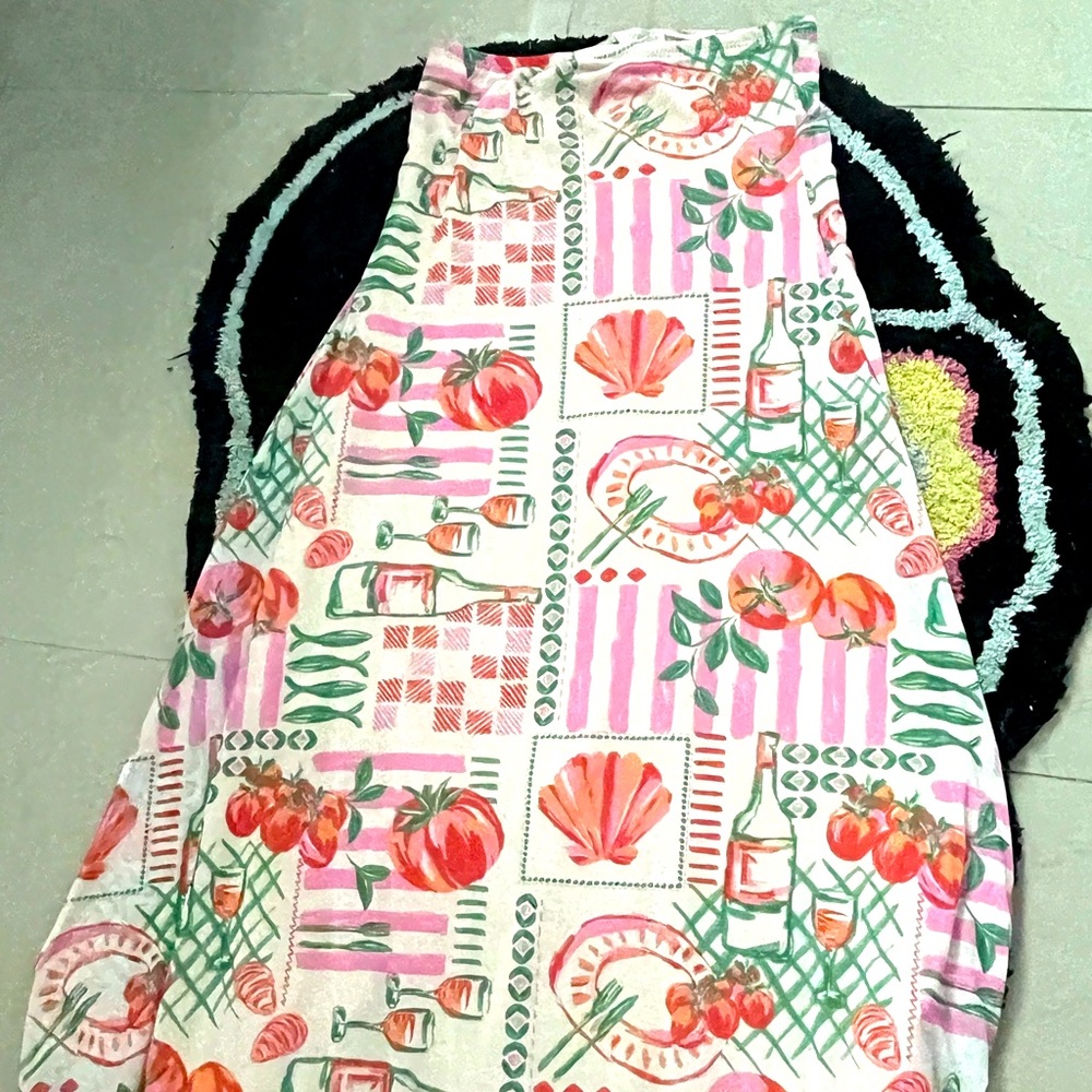 See You Monday Multicolor Patterned Dress